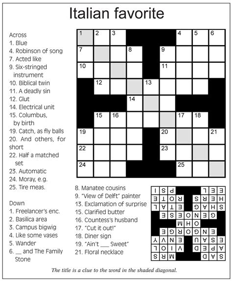 sample size crossword clue